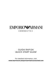 Emporio Armani Connected Aviator Guia De Inicio Rapido