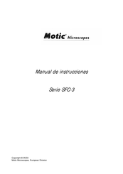 Motic SFC-3 Serie Manual De Instrucciones