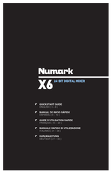 Numark X6 Manual De Inicio Rápido