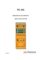 Promax PE-455 Manual De Instrucciones