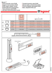 Legrand Mosaic 0 786 20 Manual De Instrucciones