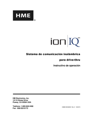 HME ionIQ Instructivo De Operación