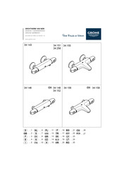 Grohe GROHTHERM 1000 34143 Manual Del Usuario
