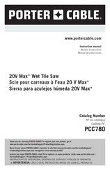 Porter Cable PCC780 Manual De Instrucciones