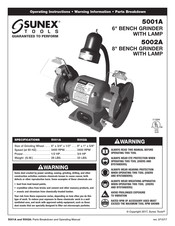 Sunex Tools 5002A Instrucciones De Operación