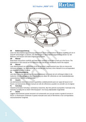 Rayline R808 UFO Manual Del Usaurio