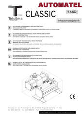 Telcoma AUTOMATEL CLASSIC Manual De Instrucciones