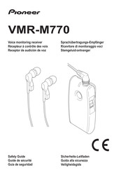 Pioneer VMR-M770 Manual Del Usaurio
