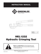 Textron GREENLEE HKL1232 Manual De Instrucciones