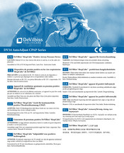 DeVilbiss Healthcare IntelliPAP AutoAdjust CPAP DV54 Serie Guía De Instrucciones