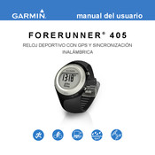 Garmin FORERUNNER 405 Manual Del Usuario