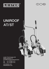 Leister UNIROOF ST Instrucciones De Funcionamiento