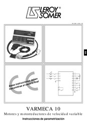 Leroy-Somer VARMECA 10 Instrucciones De Parametrización