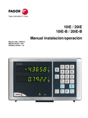 Fagor Innova 20iE-B Manual Instalación/Operación