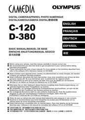 Olympus CAMEDIA C-120 Manual Básico