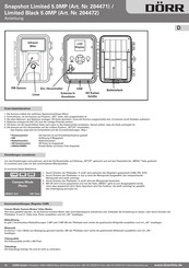 Dörr 204472 Breves Instrucciones De Funcionamiento