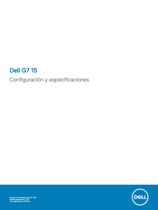 Dell G7 15 Configuración Y Especificaciones