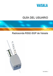 Vaisala RS92-SGP Guia Del Usuario