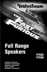 Rockford Fosgate FFC65 Instalación Y Funcionamiento