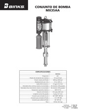 Binks MX35AA Manual Del Usuario