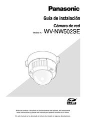 Panasonic WV-NW502SE Guia De Instalacion