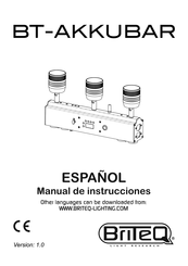 Briteq BT-AKKUBAR Manual De Instrucciones