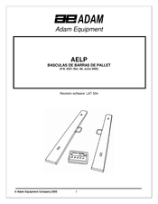 Adam Equipment AELP 500 Manual De Instrucciones