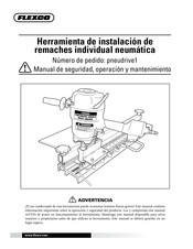 Flexco pneudrive1 Manual De Seguridad, Instalación, Operación Y Mantenimiento Básico