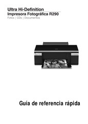 Epson R290 Guía De Referencia Rápida