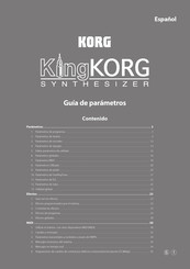 Korg KingKORG Guía De Parámetros