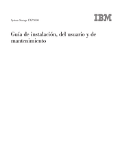 IBM EXP3000 Guía De Instalación, Del Usuario Y De Mantenimiento