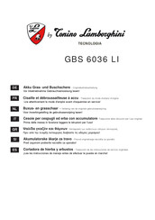 Tonino Lamborghini GBS 6036 LI Manual Del Usuario