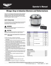 Vollrath 74703D Manual Del Operador