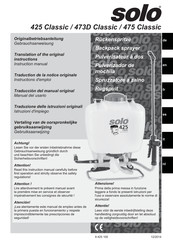 Solo 425 Classic Manual Del Usario