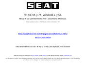 Seat Ritmo 75 L Manual De Uso