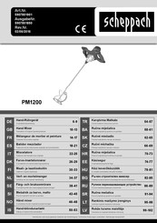 Scheppach PM1200 Traducción De Las Instrucciones Originales De Funcionamiento