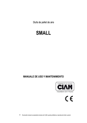 Clam SMALL Manuale De Uso Y Mantenimiento