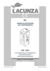 Lacunza LX Serie Manual De Instalación, Uso Y Mantenimiento