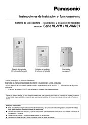 Panasonic VL-VM602 Instrucciones De Instalación Y Funcionamiento