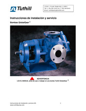 Tuthill GG550 Serie Instrucciones De Instalación Y Servicio