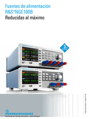 Rohde & Schwarz R&S NGE102B Manual Del Usario