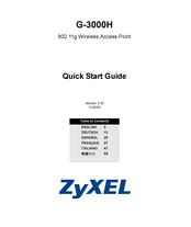 Zyxel G-3000H Guia De Inicio Rapido