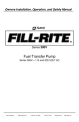 Tuthill Fill-Rite FR300V Serie Manual De Instalación, Operación Y Seguridad Del Propietario