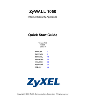 Zyxel ZyWALL 1050 Manual Del Usuario