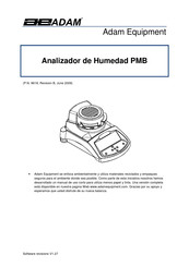 Adam Equipment PMB Manual De Instrucciones