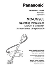 Panasonic MC-CG985 Instrucciones De Operación