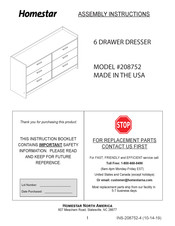 HomeSTAR 208752 Instrucciones De Ensamblaje