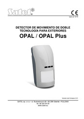 Satel OPAL Manual De Instrucciones