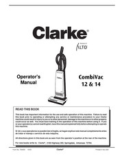 Alto Clarke CombiVac 14 Manual Del Usuario