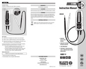 Klein Tools ET200 Manual De Instrucciones